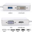 USB C to HDMI VGA DVI Adapter Cable for Laptop Apple Macbook - 6