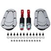 Carbon Fiber Car Hood Lock Pair - Racing Car Cover Lock - 4