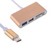 5 in 1 Micro SD + SD + USB 3.0 + USB 2.0 + Micro USB Port to USB-C/Type-C OTG Adapter - 7