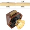 Gold Press Type Drawer Cabinet Catch Latch Release - RV/Yacht/Furniture - 1