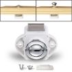 Chrome Drawer Cabinet Catch Latch for RV/Yacht/Furniture - 1