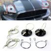 XH-6049 Car Universal Racing Engine Hood Lock Cover - Black - 1