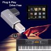 USB-C Female to USB 2.0 B MIDI Male Adapter - Grey - 7
