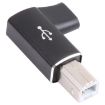 USB-C Female to USB 2.0 B MIDI Male Adapter - Black - 4