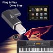 USB-C Female to USB 2.0 B MIDI Male Adapter - Black - 7