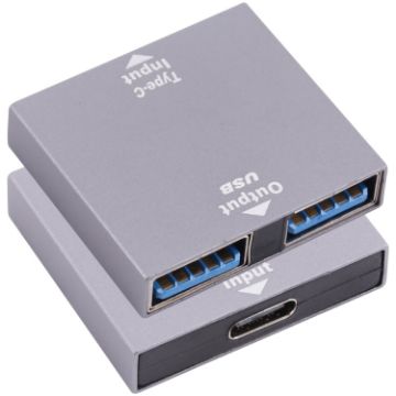 USB-C/Type-C Female to USB Female Converter - 1 to 2 Splitter - 1