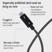 USB-C Male to USB-C Male Cable for Thunderbolt 4, 1m - Black - 6
