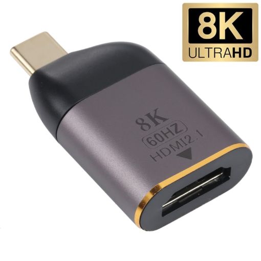 8K HDMI Female to USB-C Male Adapter - 60Hz - 1