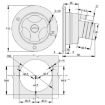 Locking Gravity Water Inlet Fill Dish Hatch Lock - White - 6