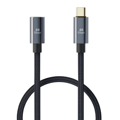 USB4.0 40Gbps Type-C Extension Cable 0.5m - Male to Female - 1