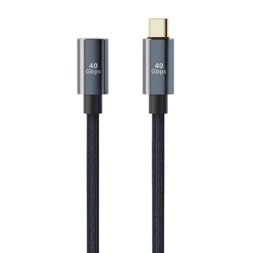 USB4.0 40Gbps Type-C Extension Cable 0.3m - Male to Female - 1