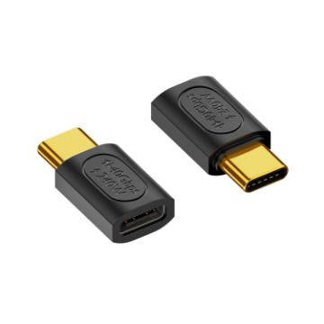 40Gbps 240W USB-C Female to USB-C Female Adapter - Black - 1