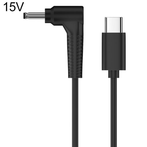 15V DC Power to Type-C Adapter Cable - 3.5 x 1.35mm - 1