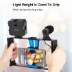 PULUZ 4 in 1 Vlogging Live Broadcast LED Selfie Fill Light Kit with Microphone (Blue) - 4