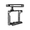 YELANGU C18 Video Camera Cage Stabilizer for Panasonic Lumix - Black - 4
