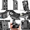 YELANGU C15-A Video Camera Cage Stabilizer for Nikon Z6/Z7 - Black - 7