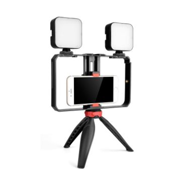 YELANGU PC203 Vlogging LED Selfie Light Smartphone Video Rig - 1