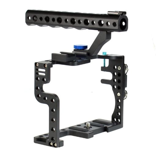 Camera Metal Video Cage Handle Stabilizer for Panasonic LUMIX GH3/GH4 - 1