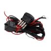 UTV/ATV Car Turn Signal Light Toggle Switch Kit - Horizontal Turn Switch - 5