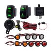 CP-4332 ATV UTV SXS Turn Signal Light Horn Wire Harness Kit - 1