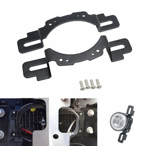 Jeep Wrangler JK 2007-2017 Front Bumper Fog Light Bracket - 1