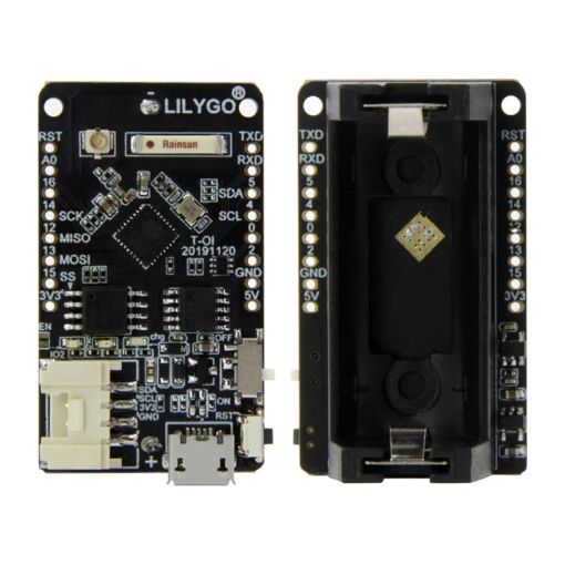 TTGO T-OI ESP8266 Chip Rechargeable 16340 Battery Holder Board - 1