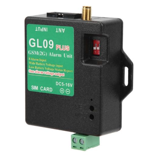 GL09 PLUS 8-channel GSM Alarm Module - Low Standby Power - 1