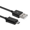 1m Black Micro USB Data Sync Charger Cable - 2