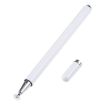366 Universal Silicone Disc Nib Stylus Pen with Magnetic Cap - White - 1