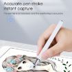 366 Universal Silicone Disc Nib Stylus Pen with Magnetic Cap - White - 6