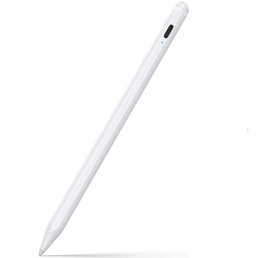 Anti-mistouch Magnetic Stylus Pen for iPad - White - 1