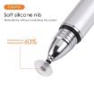Universal Silicone Disc Nib Stylus Pen - Silver - 5
