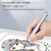 Universal Silicone Disc Nib Stylus Pen - Silver - 6
