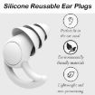 iMeBoBo iM9689 Shark Fin Earplugs - Noise Reduction, Three Layer Silicone - 5