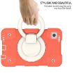 Picture of For Samsung Galaxy Tab A9 8.7 2023 Silicone Hybrid PC Tablet Case with Shoulders Strap (Coral Orange)