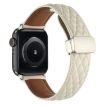 Apple Watch SE 2022 40mm Leather Watch Band - Creamy White - 1