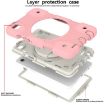 Samsung Galaxy Tab A9 8.7 2023 Silicone Hybrid PC Tablet Case - Pink - 4