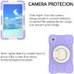 Samsung Galaxy Tab A9 8.7 2023 Silicone Hybrid PC Tablet Case Purple - 2
