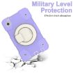 Samsung Galaxy Tab A9 8.7 2023 Silicone Hybrid PC Tablet Case Purple - 3