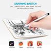 Universal Two-end Rubber Nibs Capacitive Stylus Pen Black - 5