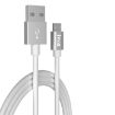 IVON CA73 2.4A Micro USB Fast Charging Data Cable 2m White - 1