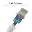 IVON CA73 2.4A Micro USB Fast Charging Data Cable 2m White - 6