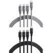 ROMOSS CB263N 1.5m PD20W Car Mobile Phone 3 In 1 TYPE-C Fast Charging Data Cable - 2