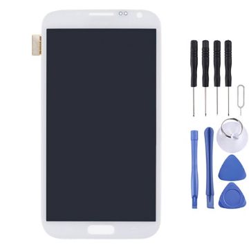 LCD Display + Touch Panel for Galaxy Note II/N7105 - White - 1