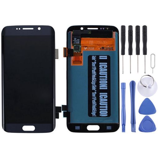 LCD Display + Touch Panel for Galaxy S6 Edge/G925 - Black - 1