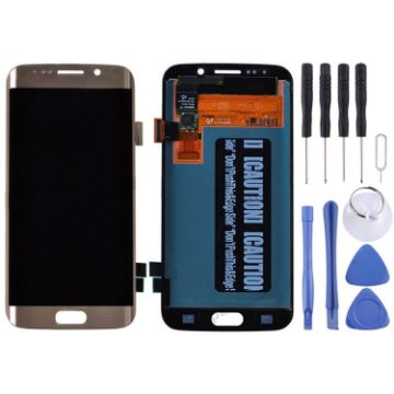 LCD Display + Touch Panel for Galaxy S6 edge/G925 - Gold - 1