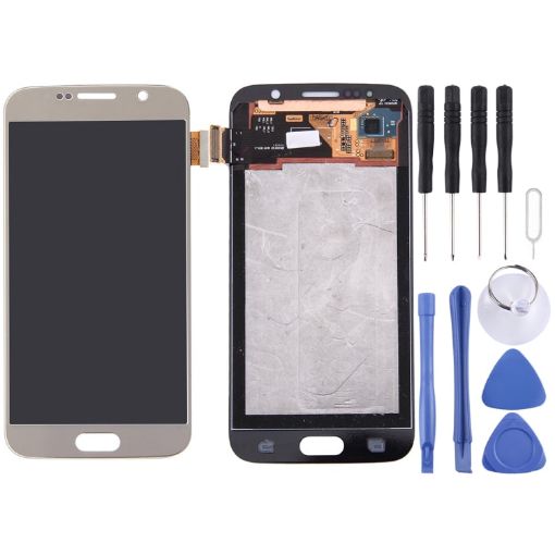 LCD Screen & Digitizer Assembly for Galaxy S6 - Gold - 1