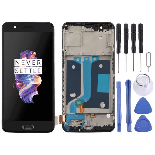 OnePlus 5 A5000 LCD Screen & Digitizer Assembly (Black) - 1