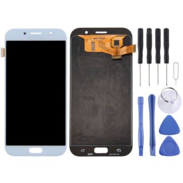 Original Super AMOLED LCD Screen for Galaxy A7 (2017) - Blue - 1
