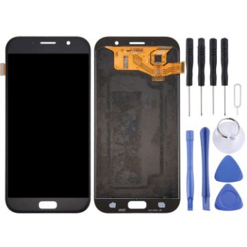Samsung Galaxy A7 (2017) Super AMOLED LCD Screen with Digitizer - Black - 1